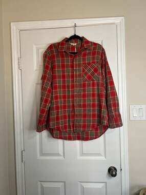 LA MIEL plaid long sleeve shirt